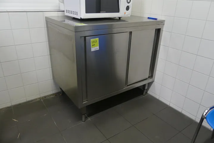 Bartscher - Edelstahlschrank, ohne Inhalt Maße in cm ca. 100 x 70 x 91